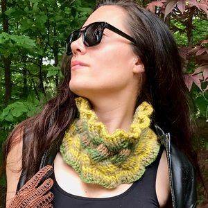 Handmade Style Neck Warmer Scarf (K32-4H)